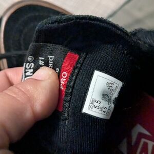 Vans Black and Red Shoes